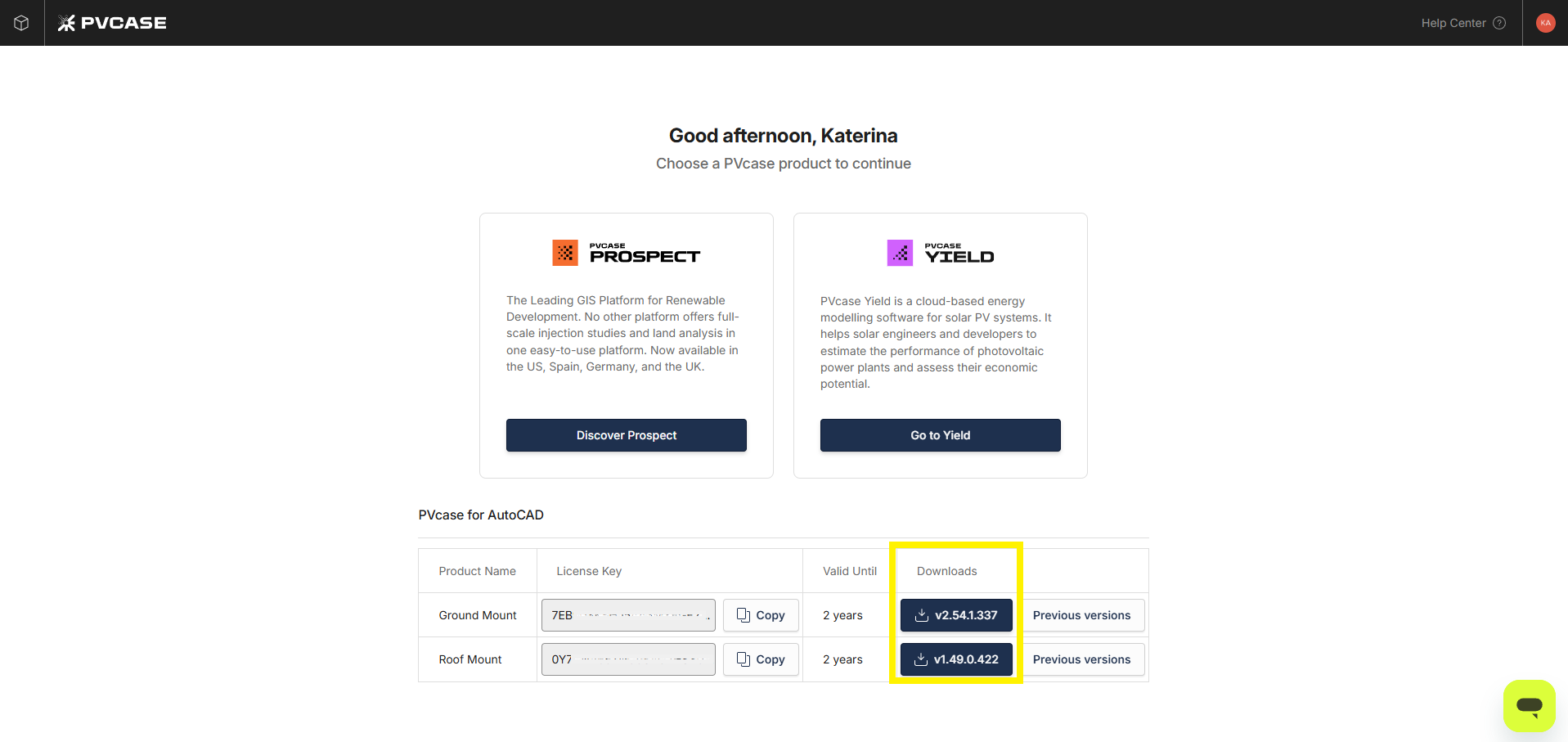 Updating to the latest version – Help Center | PVcase